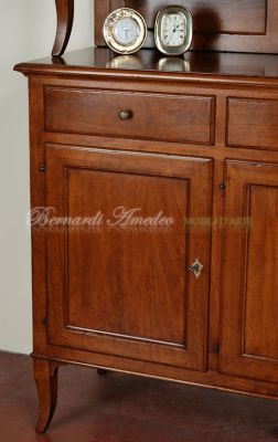 Classic style solid wood kitchen sideboard with 3 door stand